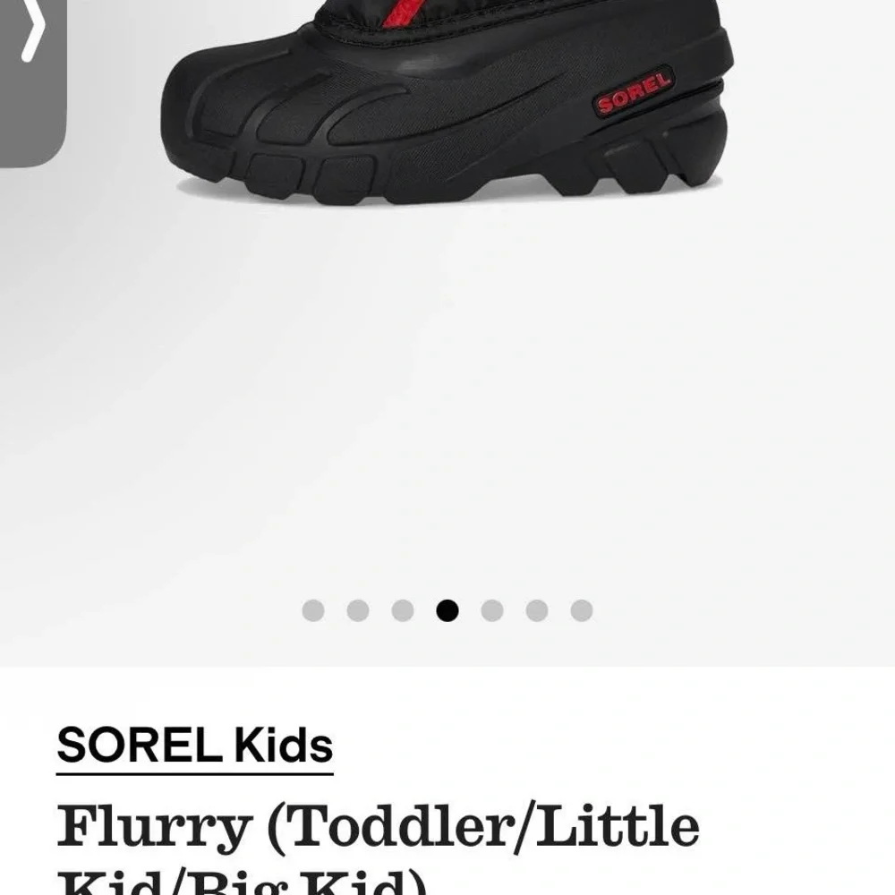 Sorel Cub Kids Snow Boots Size 12 Black Waterproof Insulated Warm Winter like nw